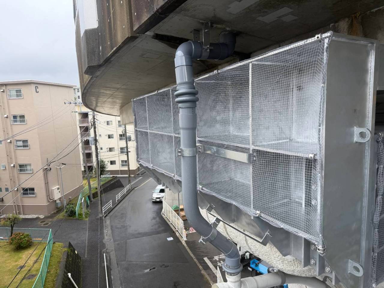 水平力分担構造の設置工事が完了～神奈川県にて～